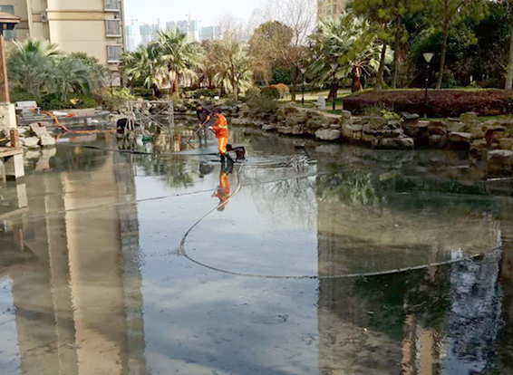 遂宁景观池淤泥清理